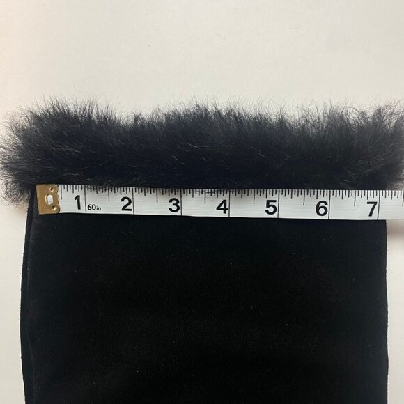 TORY BURCH Marcel Genuine Shearling Wedge Knee High Boot Size 10 - Picture 11 of 12